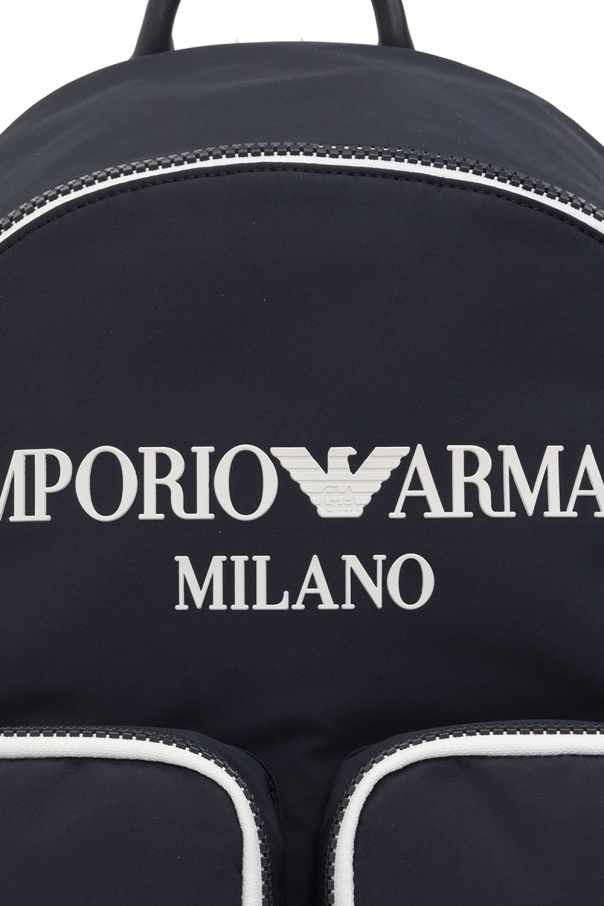 3/25掲載終了 EMPORIO ARMANI バックパック キャンバス製